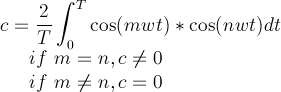 Orthogonality Identity Cosines